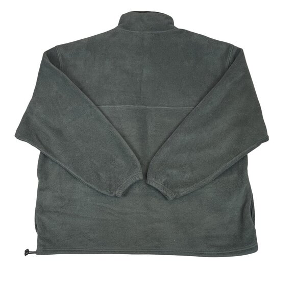 Prospirit Mens 2XL Pullover Green Thick Fleece Half Zip Outdoor Hiking Jacket - Picture 2 of 12